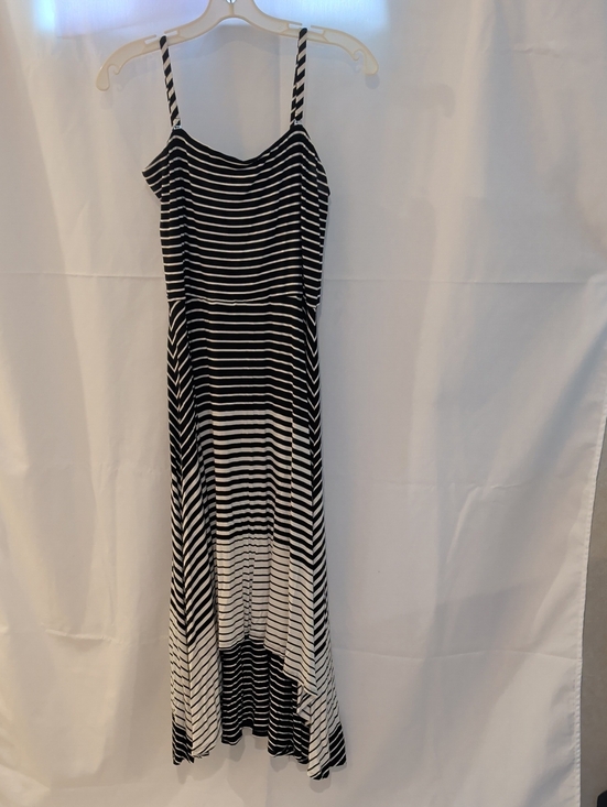 Soma Dresses & Skirts - Black & White Striped Spaghetti Strap Maxi Dress